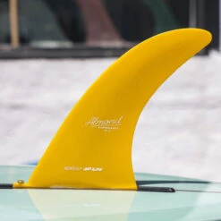 Limited Edition 8" JOY FIN | Yellow -Almond Surfboards 2E1A3164