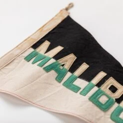 Slightly Choppy <br> Malibu Flag -Almond Surfboards 7Z4A0504