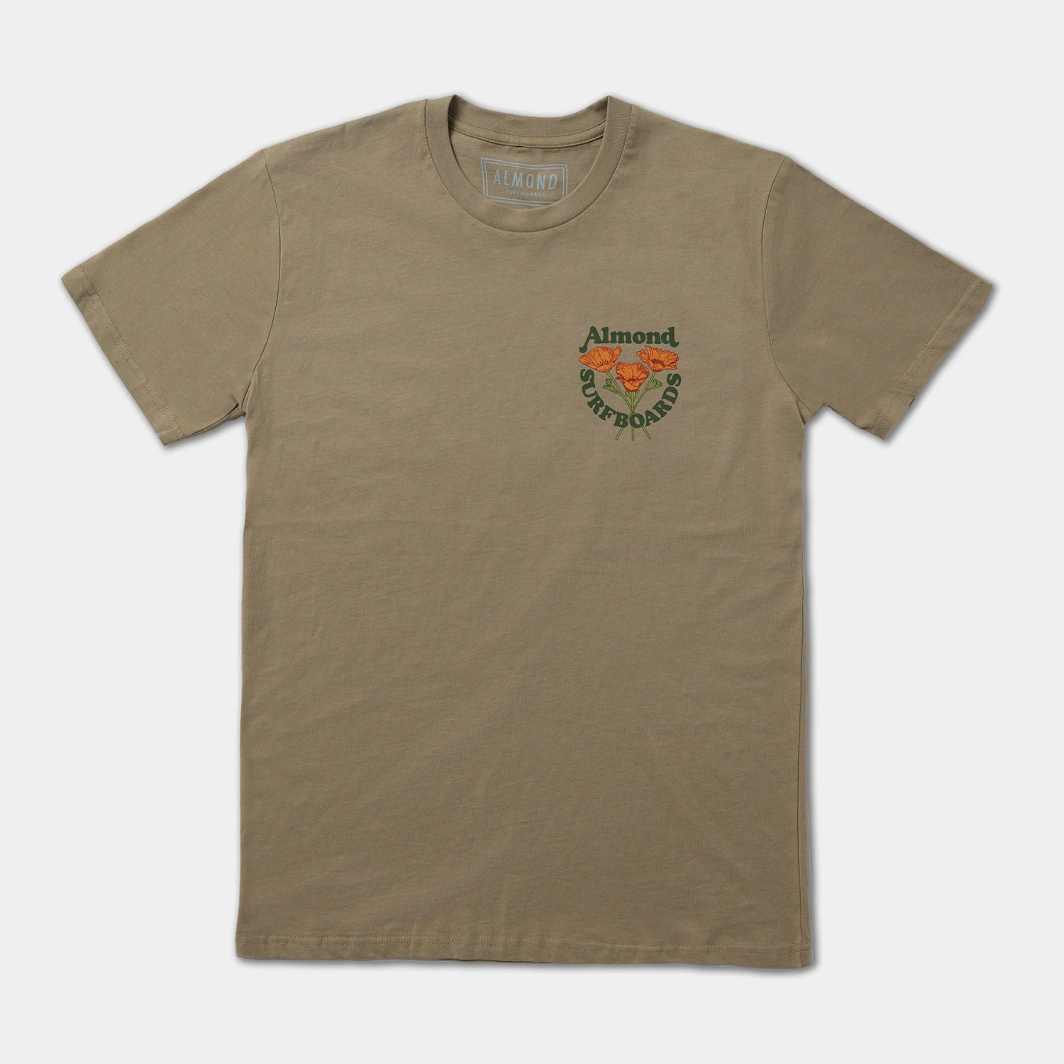 CA Poppy Tee | Sand 2 CA Poppy Tee | Sand - Image 2