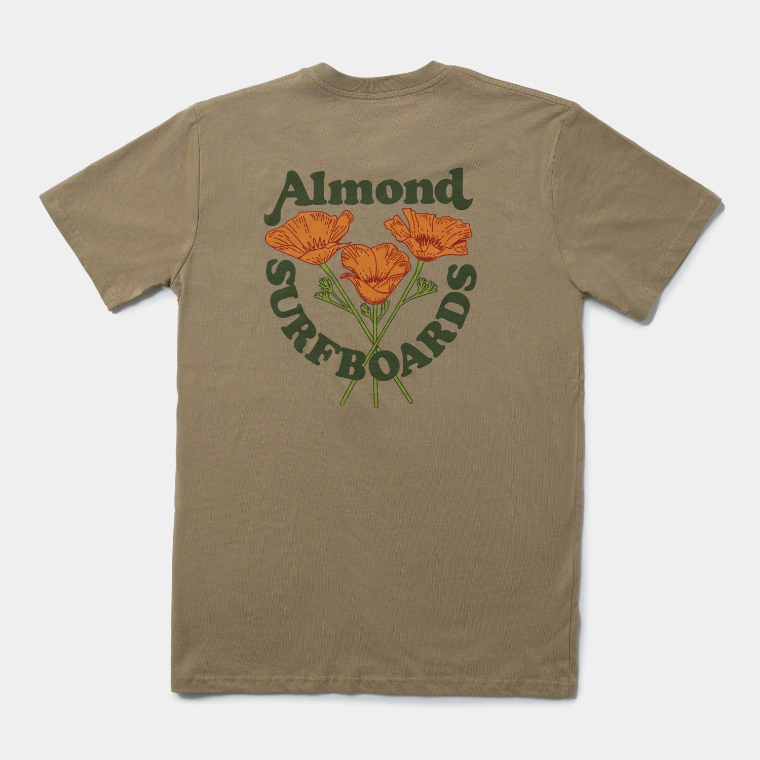 CA Poppy Tee | Sand 1 CA Poppy Tee | Sand