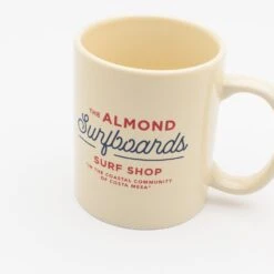 Surf Shop Mug | Almond 7 Surf Shop Mug | Almond -Almond Surfboards Almond surf shop mug ALM detail