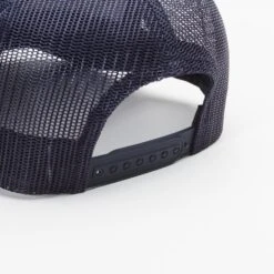 Navy Almond Trucker Hat -Almond Surfboards Almond trucker patch hat detail 2