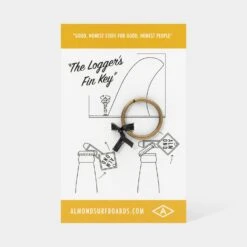 Fin Key Bottle Opener -Almond Surfboards Fin Key Bottle Opener update web bk