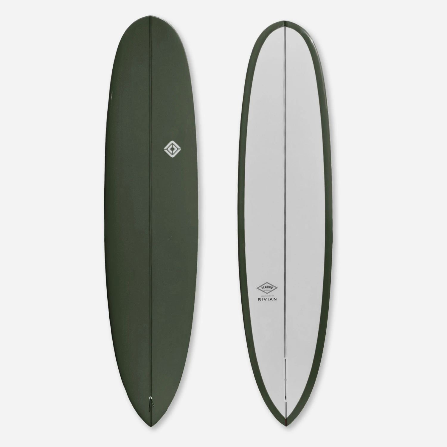 Almond X Rivian 8'0 Joy Surfboard 3 Almond X Rivian 8'0 Joy Surfboard - Image 3