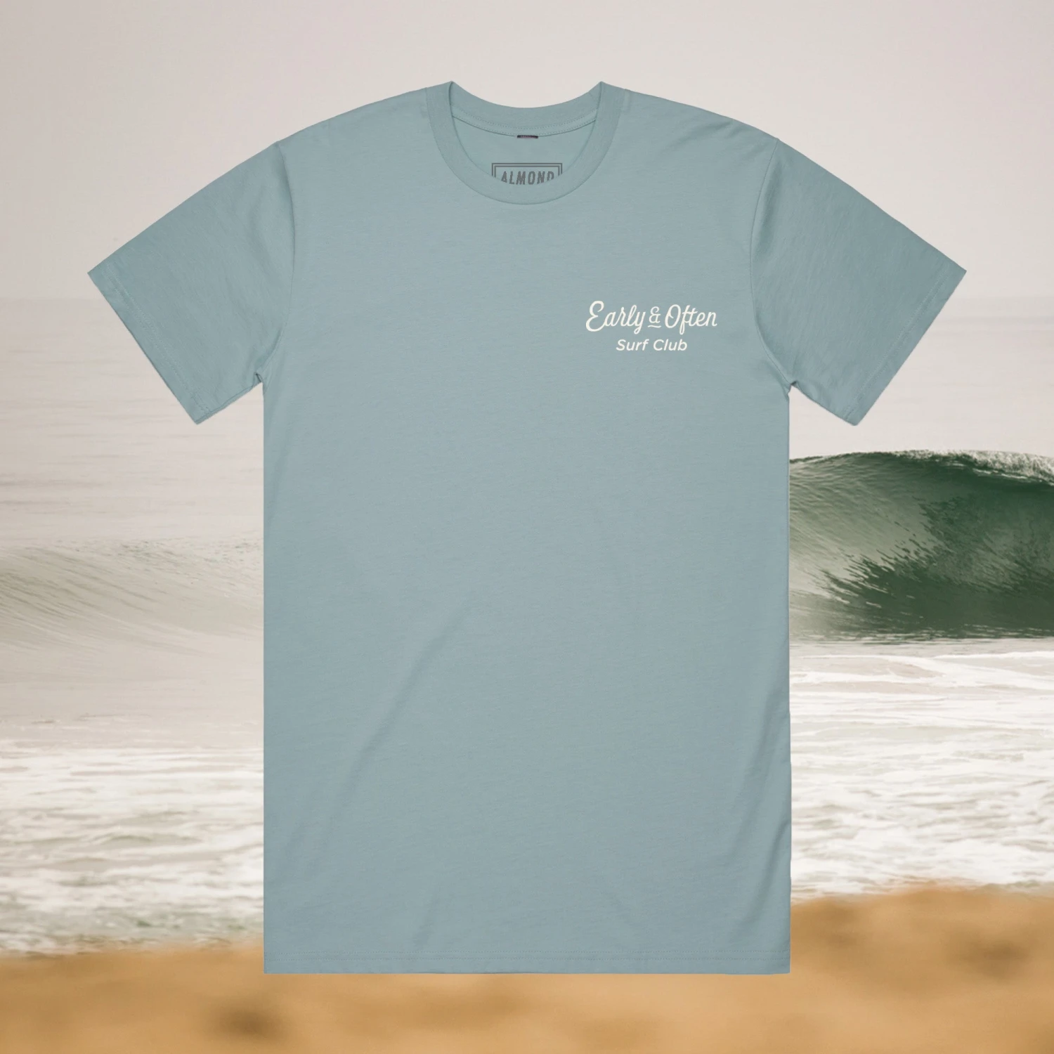 Surf Club President Tee | Slate Blue 2 Surf Club President Tee | Slate Blue - Image 2