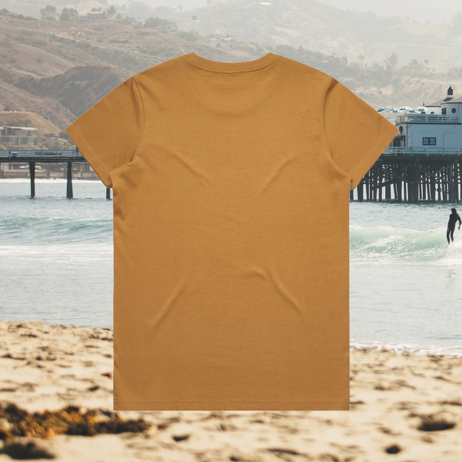 Women's Poppy Tee | Camel 2 Women's Poppy Tee | Camel - Image 2