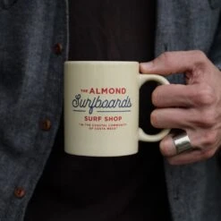 Surf Shop Mug | Almond 6 Surf Shop Mug | Almond -Almond Surfboards almond surf shop mug