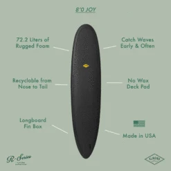 8'0 R-Series | Joy -Almond Surfboards black joy spin 26cf8b90 1011 403b 8d36 4d91a95f5d7f