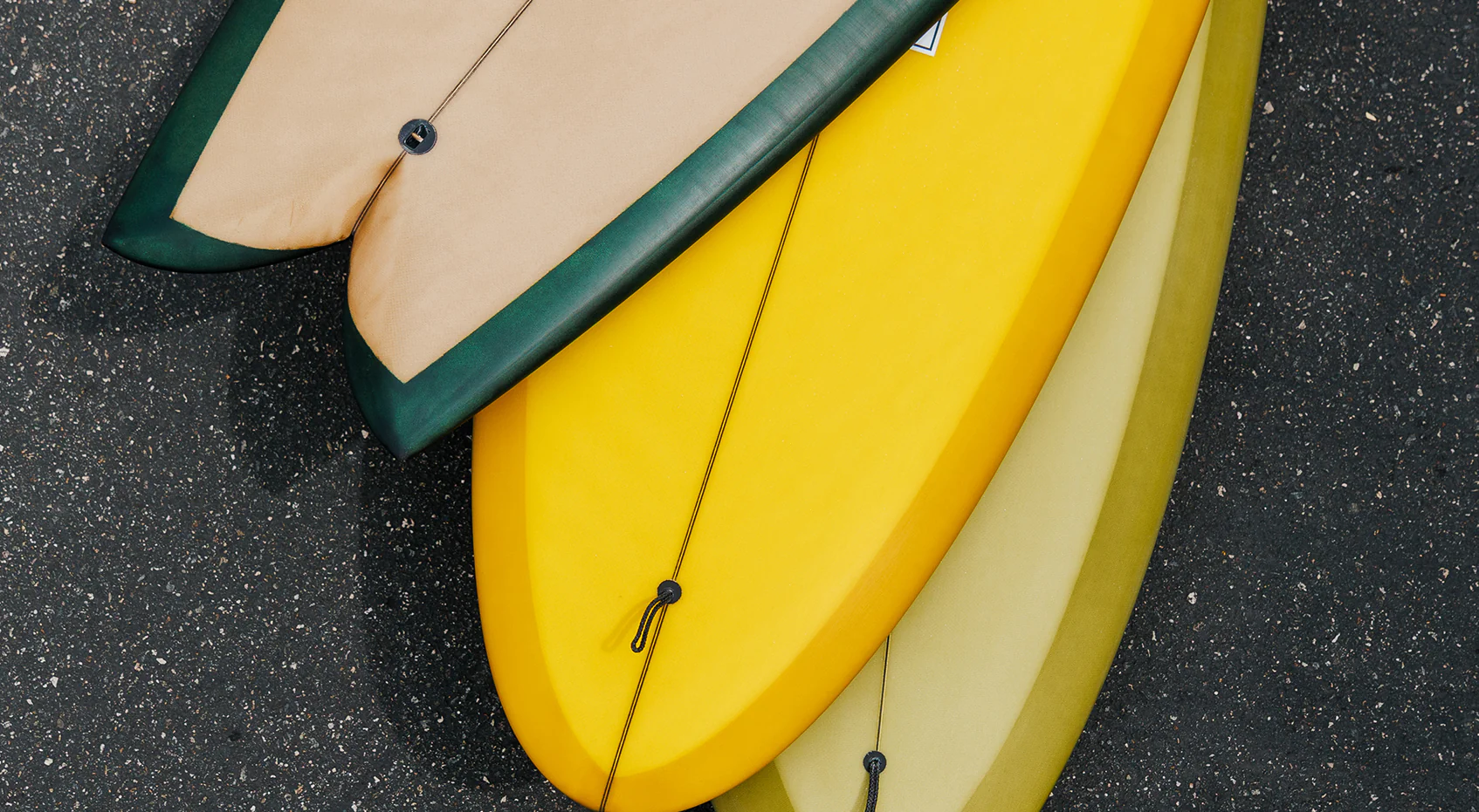 Almond Surfboards -Almond Surfboards board stack