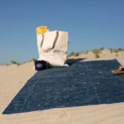 Almond X Slowtide Quick-Dry Towel | Chart 7 Almond X Slowtide Quick-Dry Towel | Chart -Almond Surfboards chart towel nvy