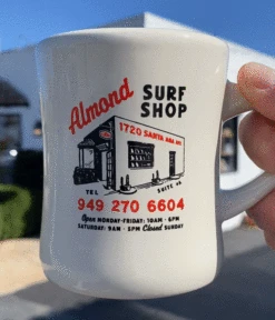 Service Diner Mug -Almond Surfboards new service diner mug