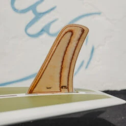 10" HUCK FIN -Almond Surfboards plywood huck square