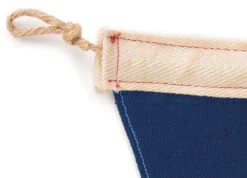 Slightly Choppy <br> Newport Flag 7 Slightly Choppy <br> Newport Flag -Almond Surfboards royalblue detail